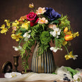 Silk Flower Arrangement in Vase B42918