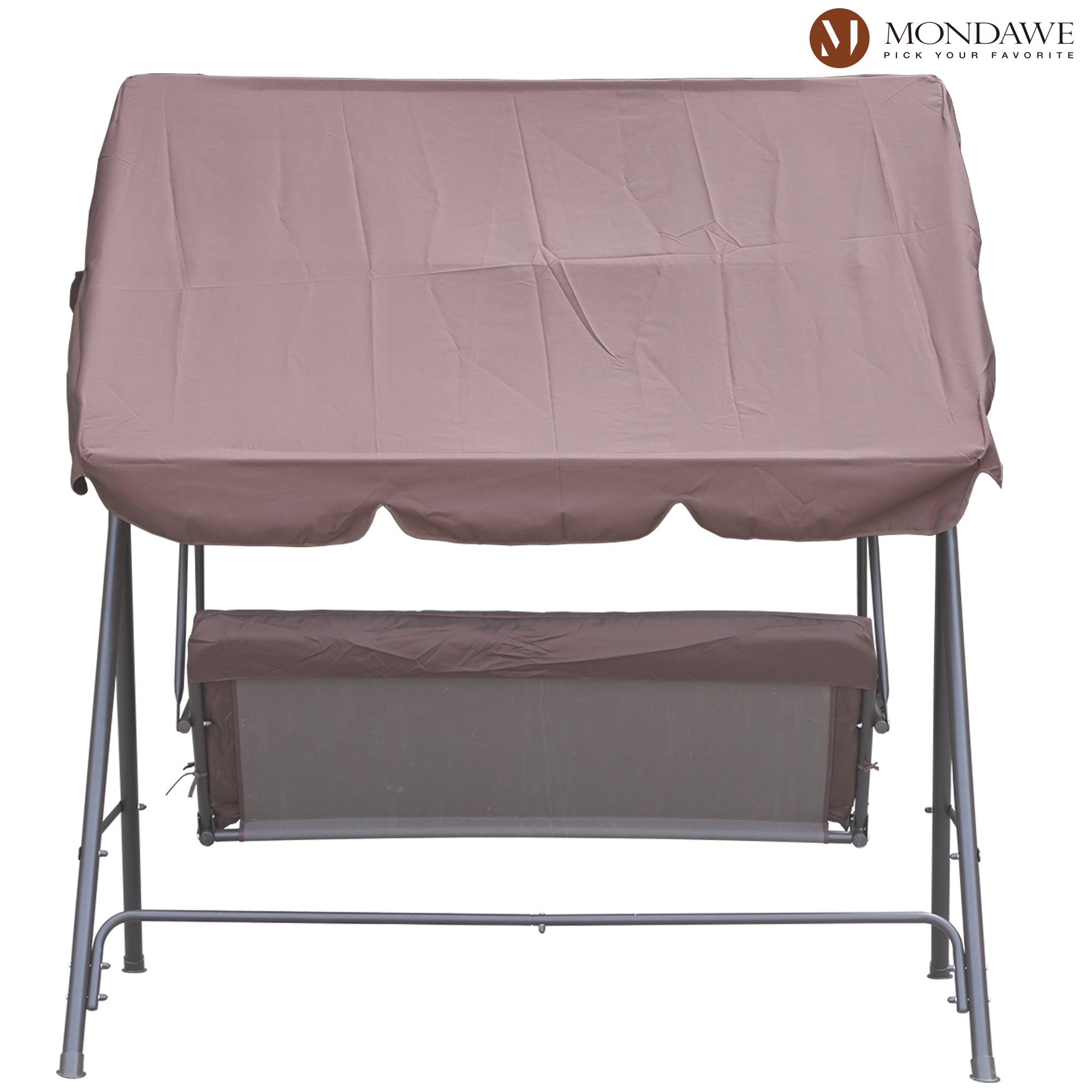 Freestanding Patio Swing Chair with Canopy O34888
