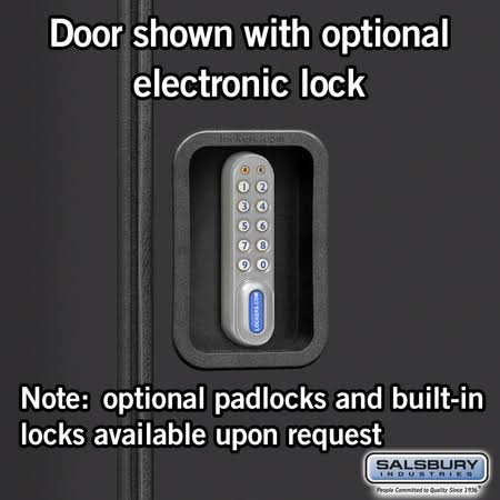 Black Wood Locker H405420
