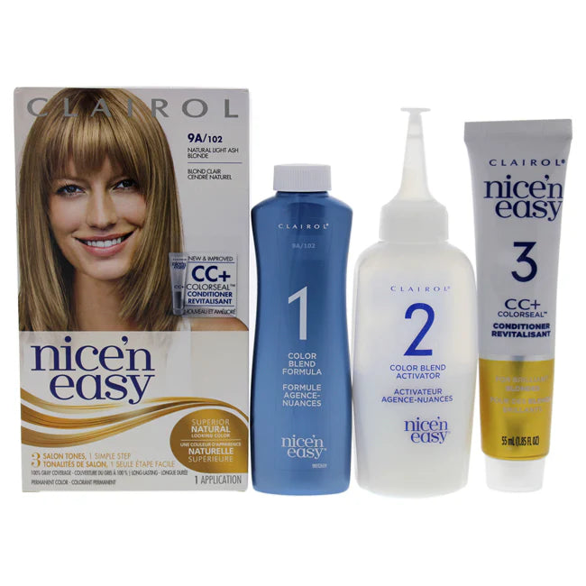 Natural Light Ash Blonde Permanent Hair Color P757