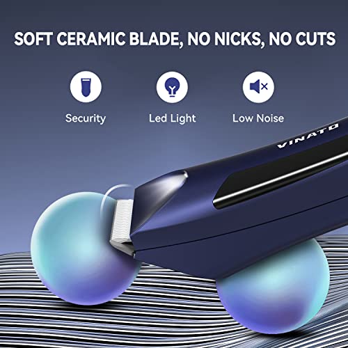 Waterproof Electric Body Hair Trimmer with Ceramic Blade Z81604