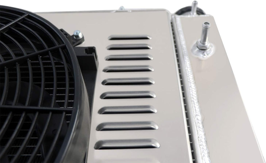 4 Row Core Radiator with Fan Shroud and Relay V3988