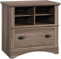 1 Drawer Lateral File Storage Cabinet with Key Lock in Salt Oak M707