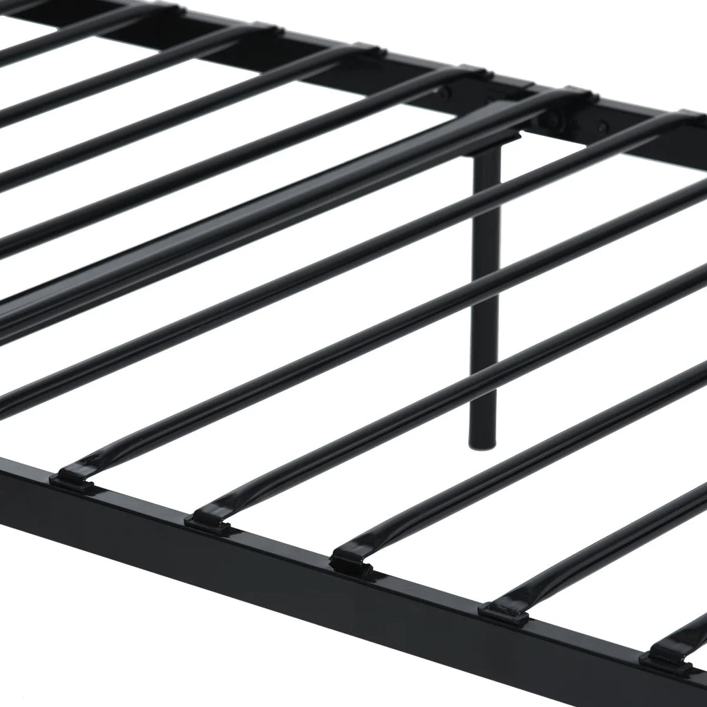 Black Metal Single Bed Frame H622
