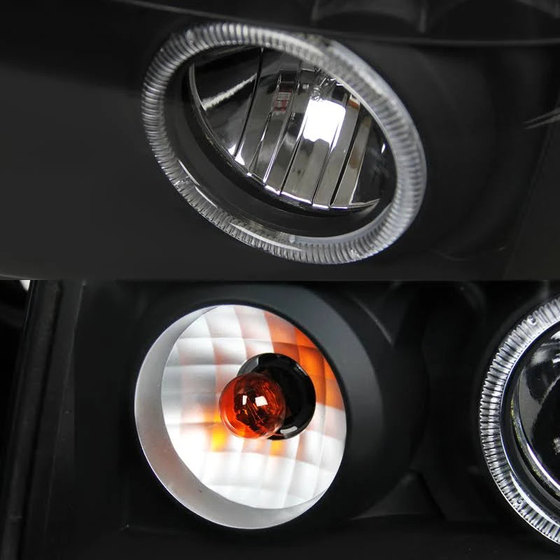 Black Halo Projector Headlights F7667