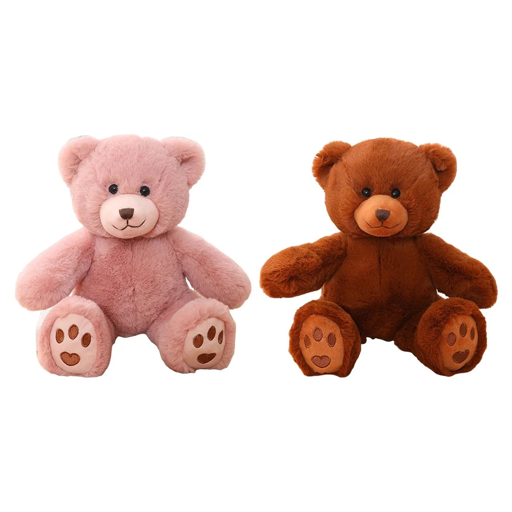 Teddy Bear Plush Toy with Pearl Chain Clasp V258794