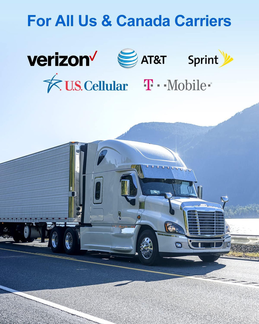 Cell Phone Signal Booster for Truck, RV, SUV, Camping, Motorhome S78269