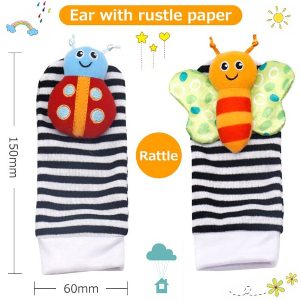 Baby Rattle Socks and Wrist Rattles M99852