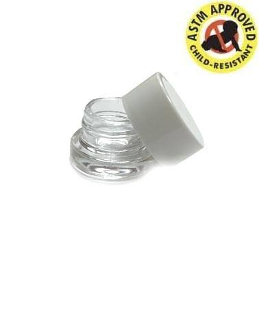 5 ml Glass Concentrate Container with Black Cap M430370