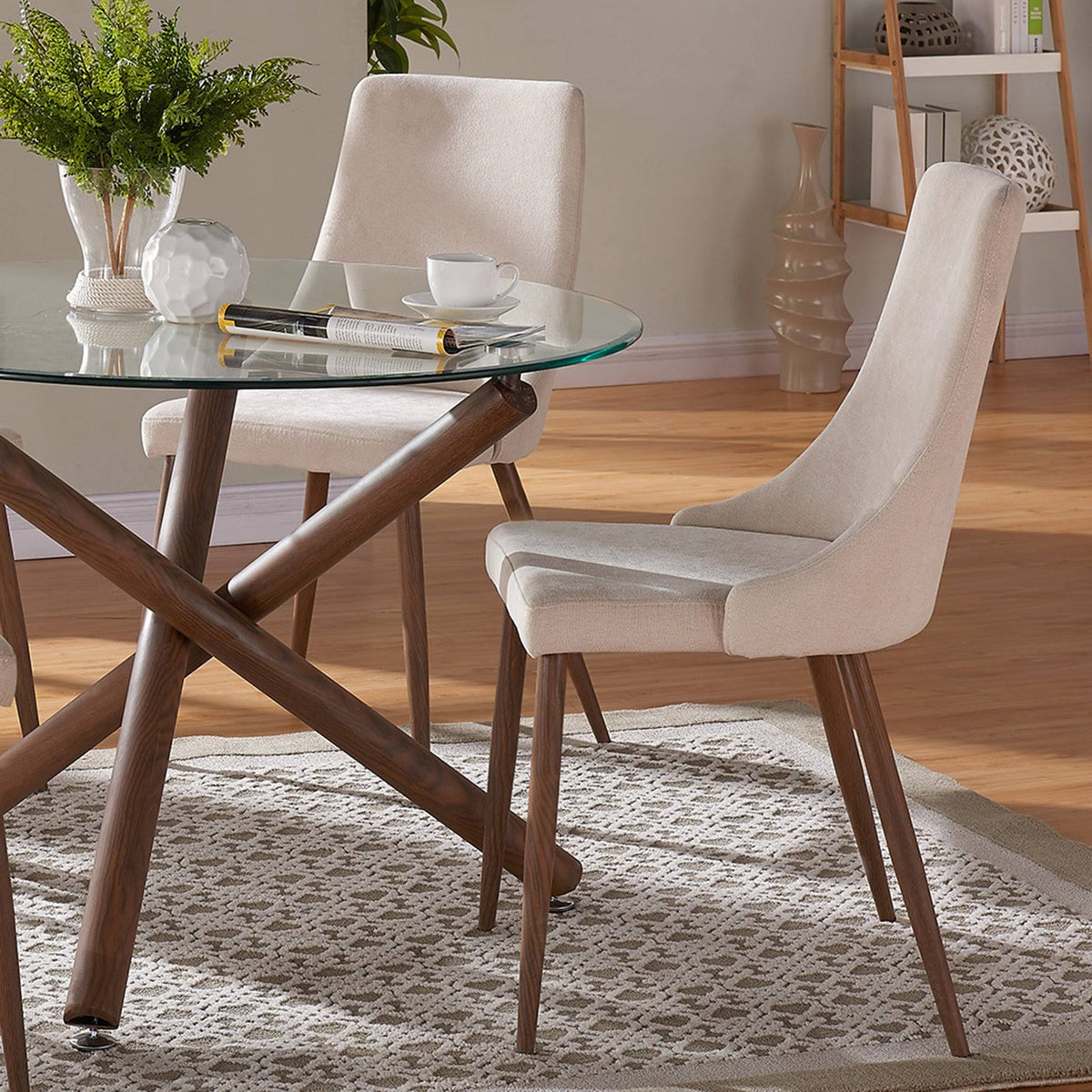 Grey Side Chair, Set of 2 Y73713