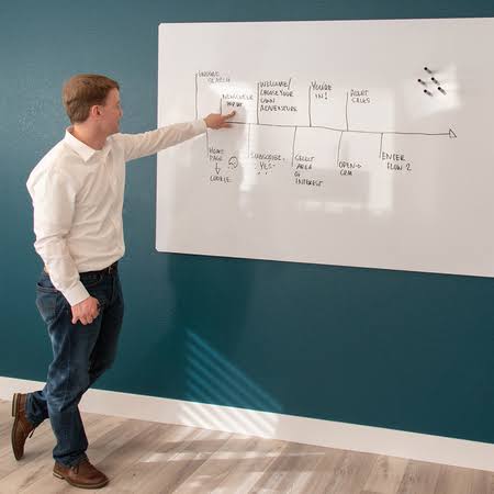Floating Magnetic Whiteboard F374034