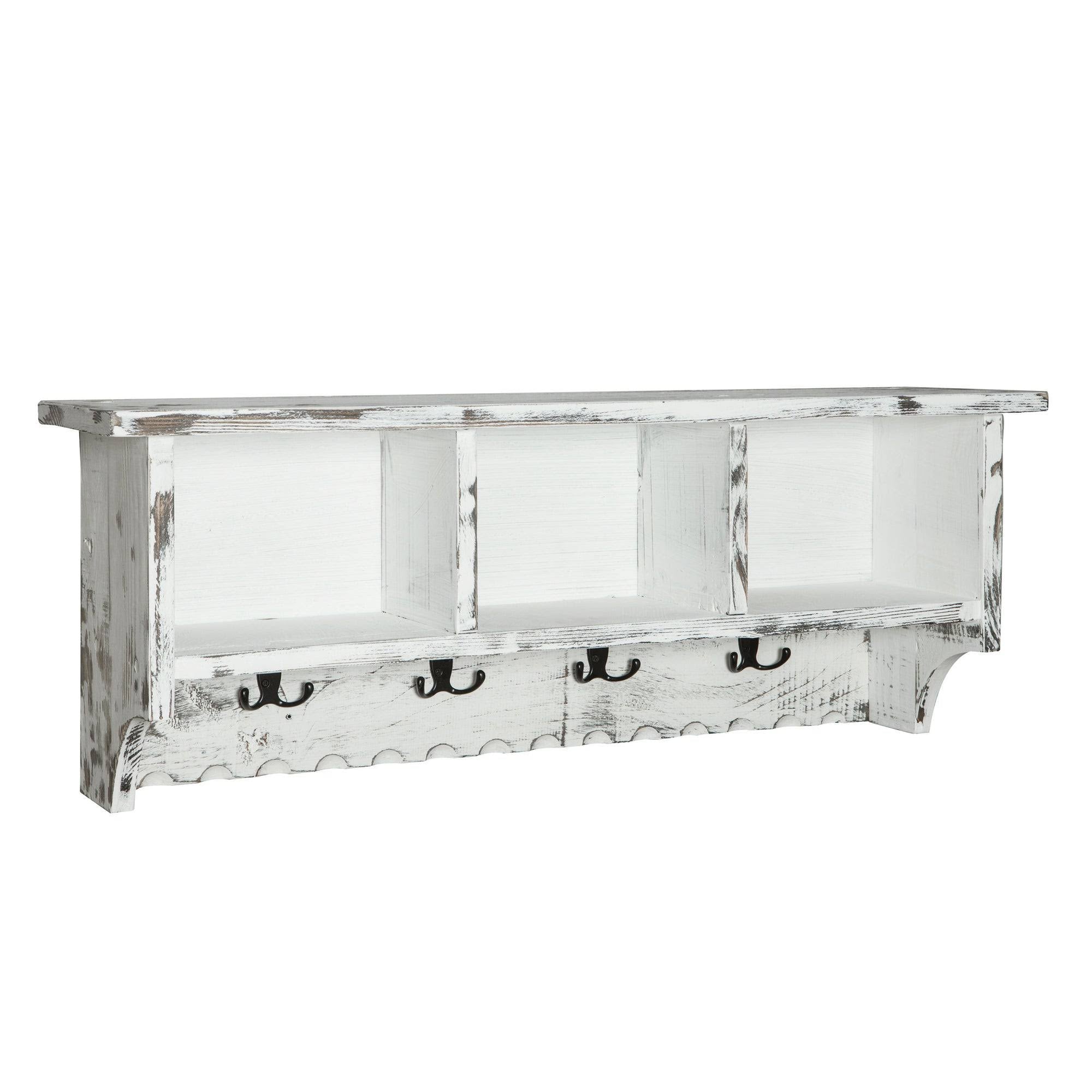 Blue Coat Hook with Storage Cubbies W502