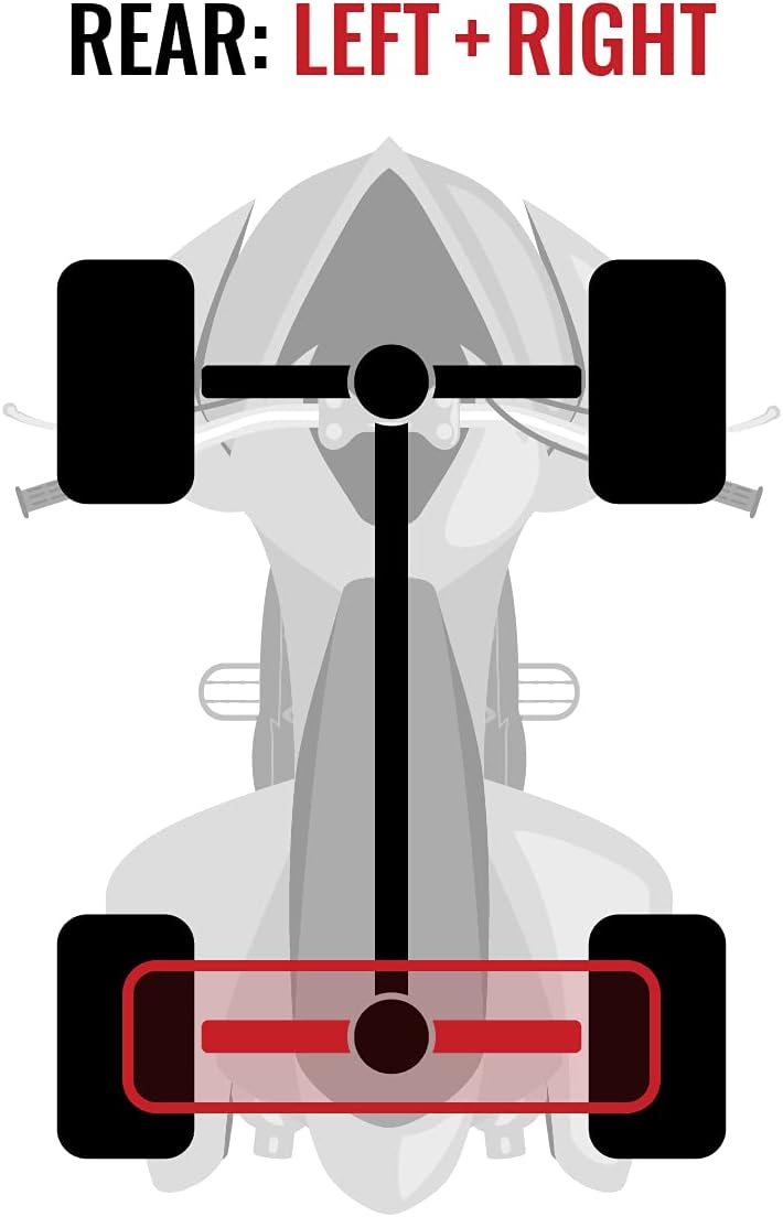 Rear Left Right Axles Pair for Polaris Ranger 4X4 Z211694