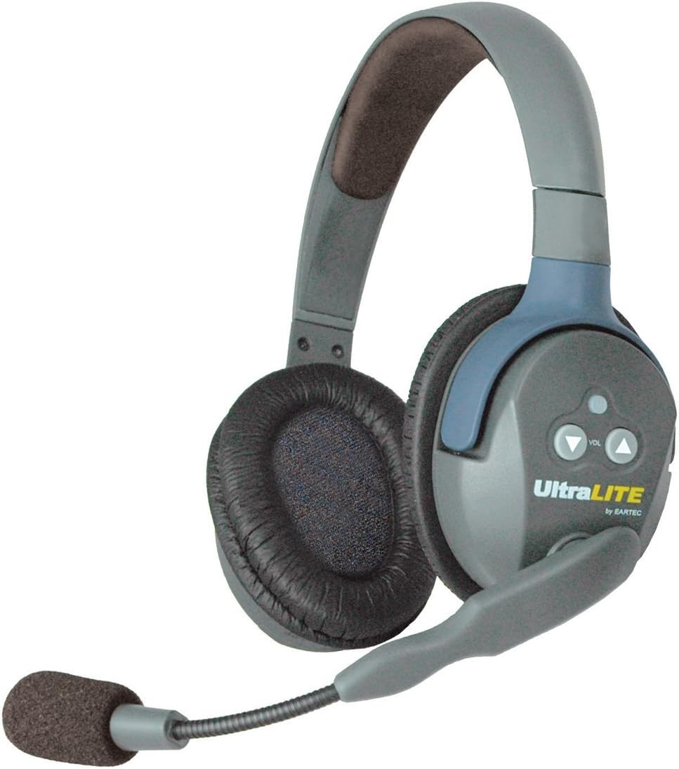 Full Duplex Wireless Intercom System for 3 Users with Single-Ear Master Headset and 2 Dual Ear Remote Headsets Z1468