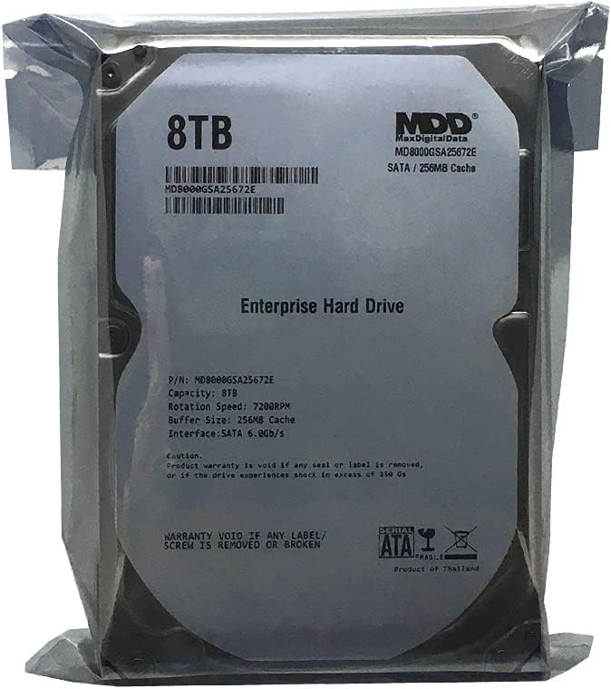 8TB 7200 RPM 256MB Cache SATA 6.0Gb/s 3.5inch Internal Enterprise Hard Drive N2263