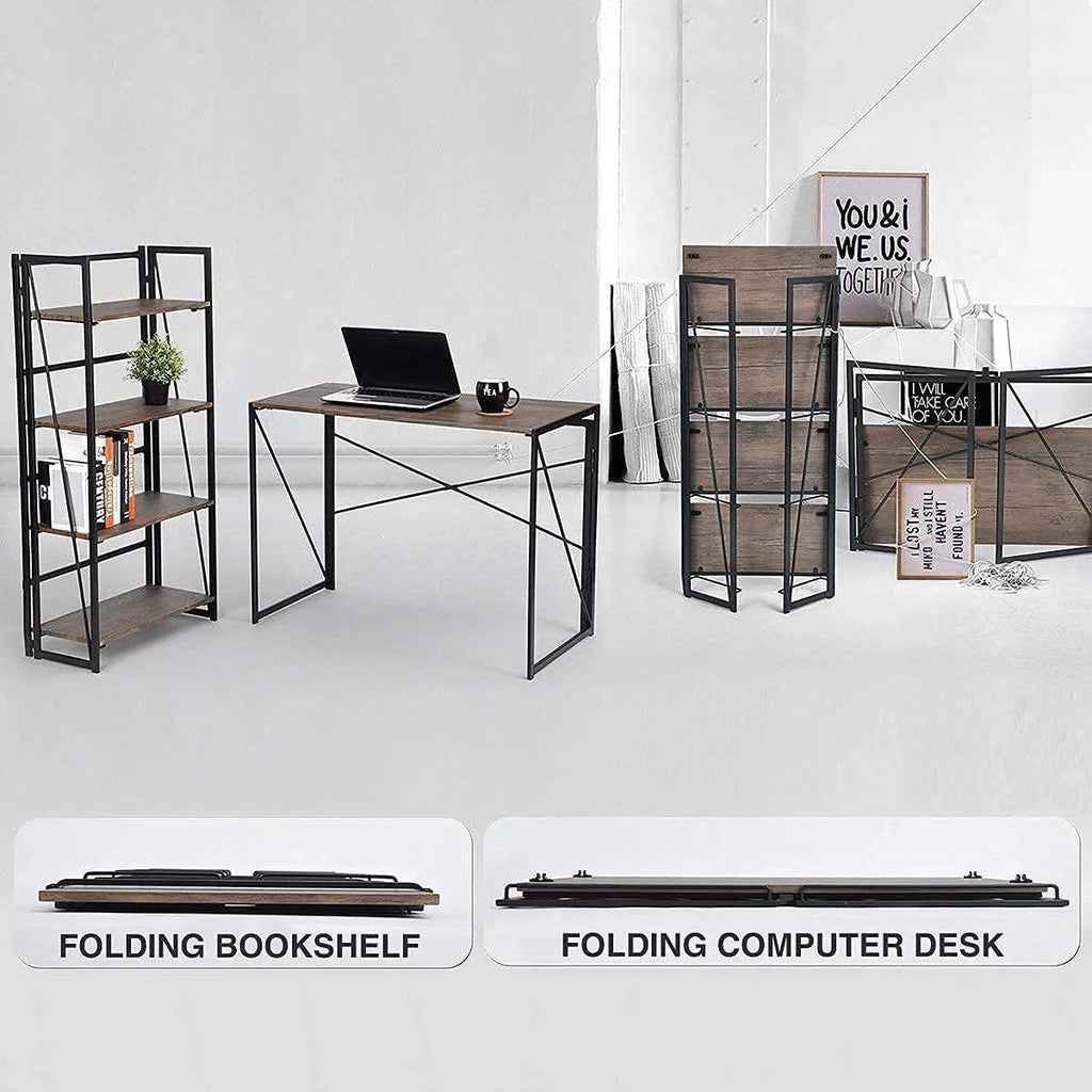 Brown Folding Desk 39.4 inch P1462