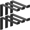 12 Inch Industrial Forged Steel Floating Shelf Bracket 6 Pack B436621