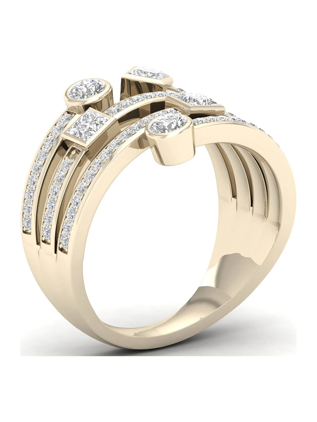 10k Yellow Gold Diamond Ring I549804