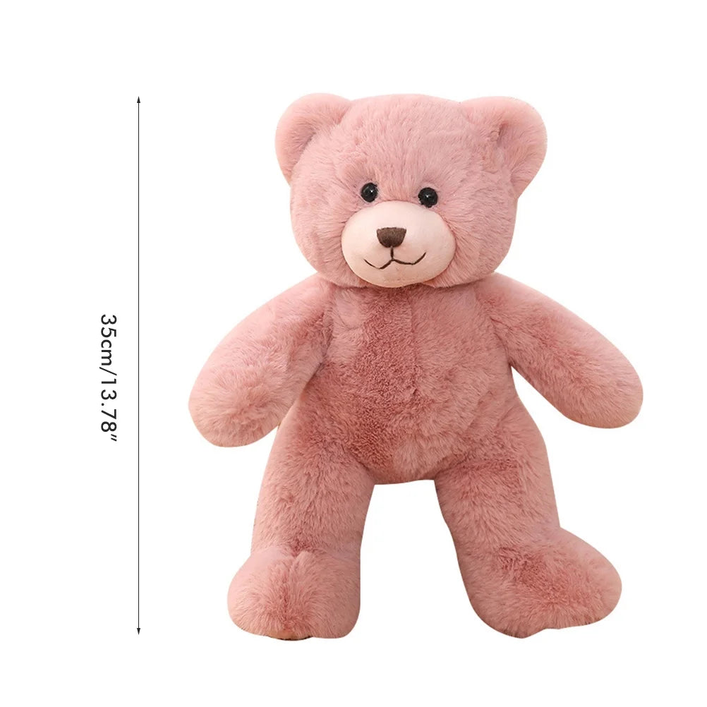 Teddy Bear Plush Toy with Pearl Chain Clasp V258794