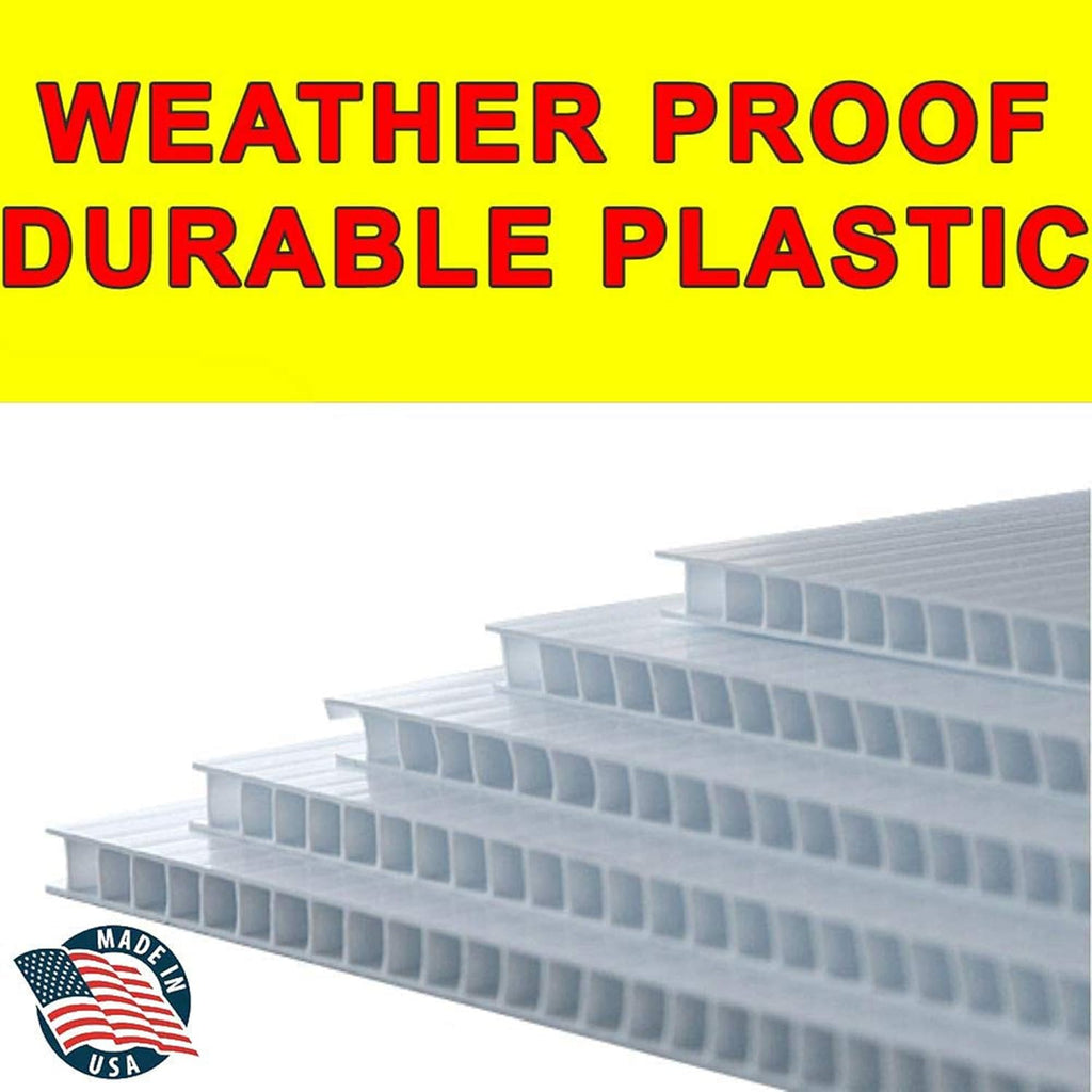 Custom Yard Signs 18"x12" Single Sided, Metal Stakes Included B2114