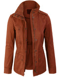 Long Sleeve Single-Breasted Mid-Length Coat R375000