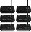 Wireless Intercom System 4 Packs Black 10 Channel 3 Code T472