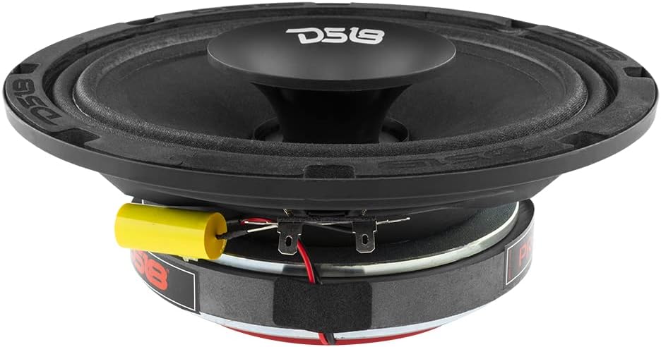 8 Inches Shallow Hybrid Mid-Range Car Audio Loudspeaker, 400W Max, 200W RMS, 4 Ohms, Pack of 2 Q76815