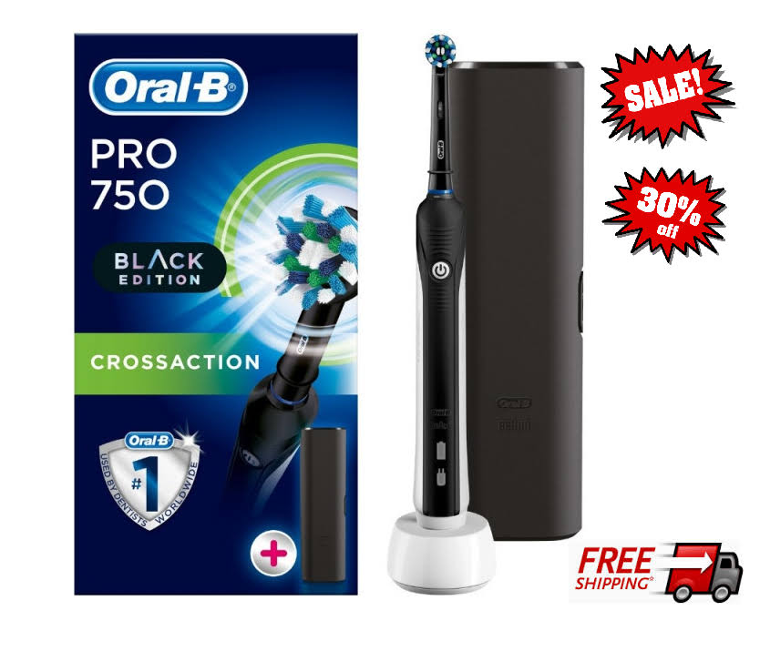 Black Edition Oral-B Pro 750 with Travel Case L5514