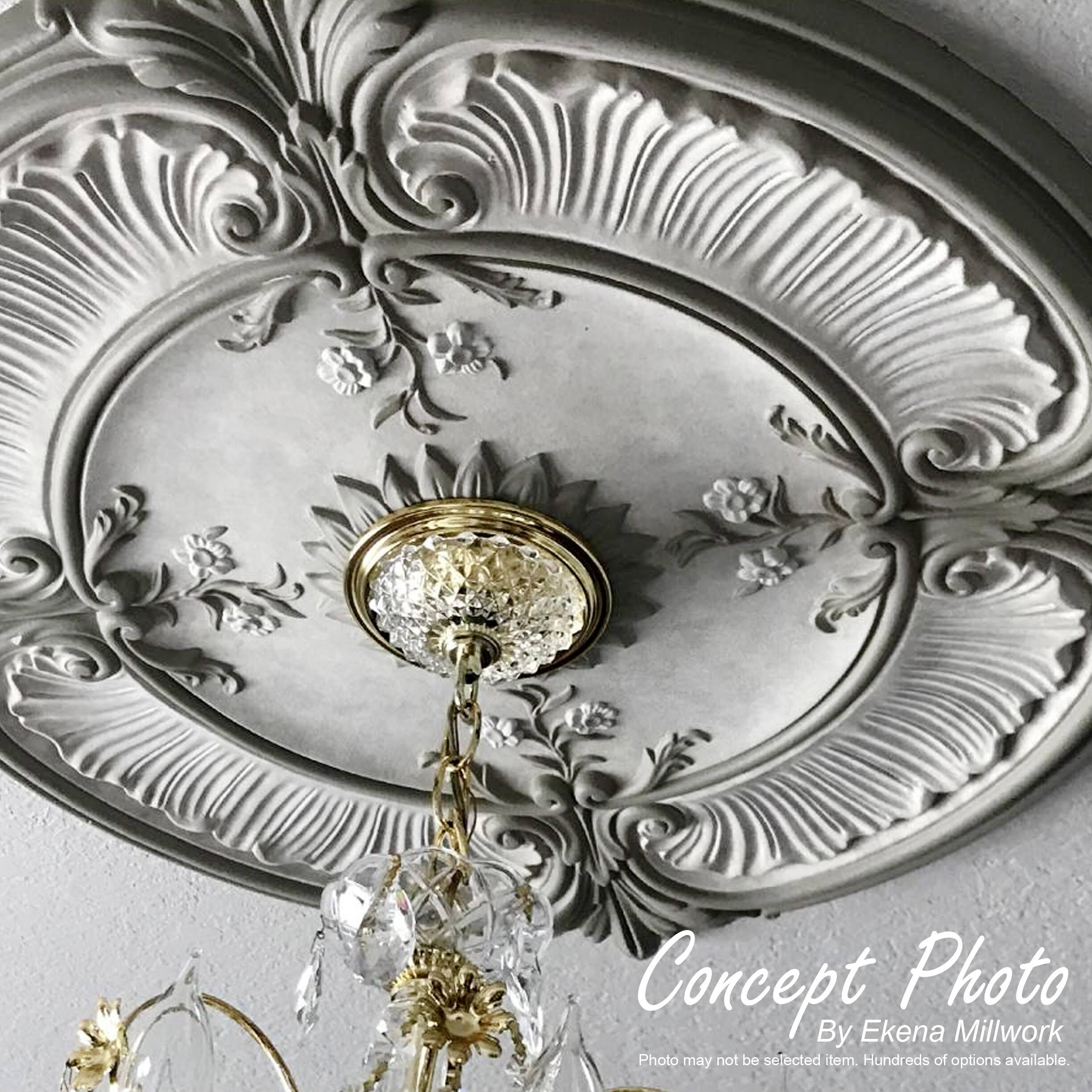 Walnut Ceiling Medallion T62960