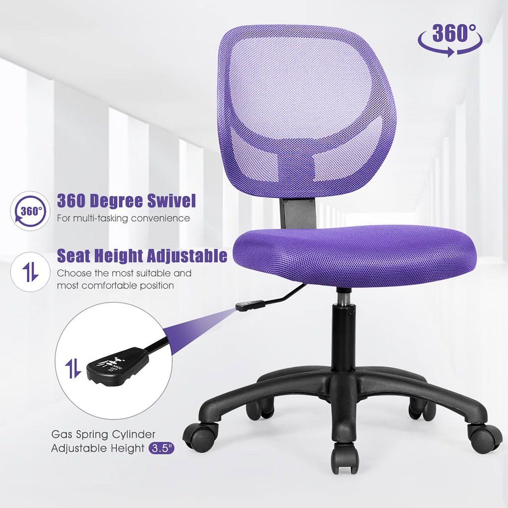 Pink Swivel Mesh Task Chair A778159