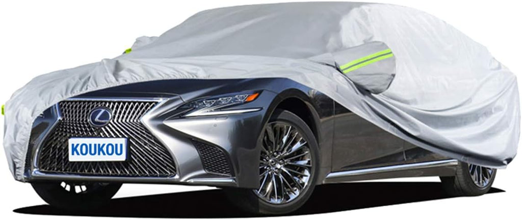 6 Layers Waterproof Car Cover 185 X 70 X 59 inches U63956
