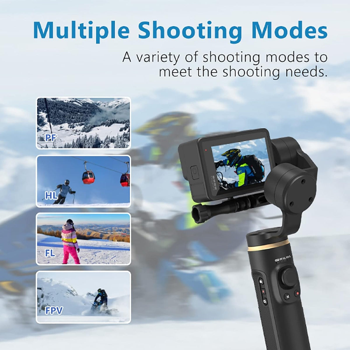 3-Axis Handheld Gimbal Stabilizer with Tripod O780