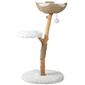 Brown Wooden Cat Tree M3673
