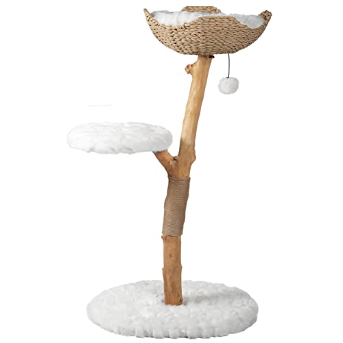 Brown Wooden Cat Tree M3673