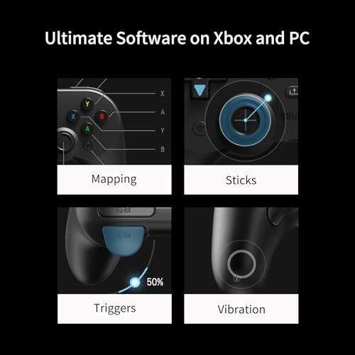 Black Wired Controller with Hall Effect Joysticks F392