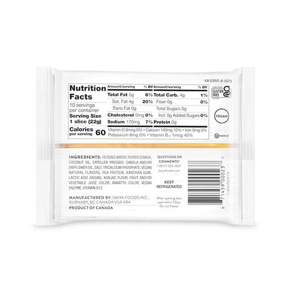 Dairy Free American Style Slice, 7.8 Ounce H949