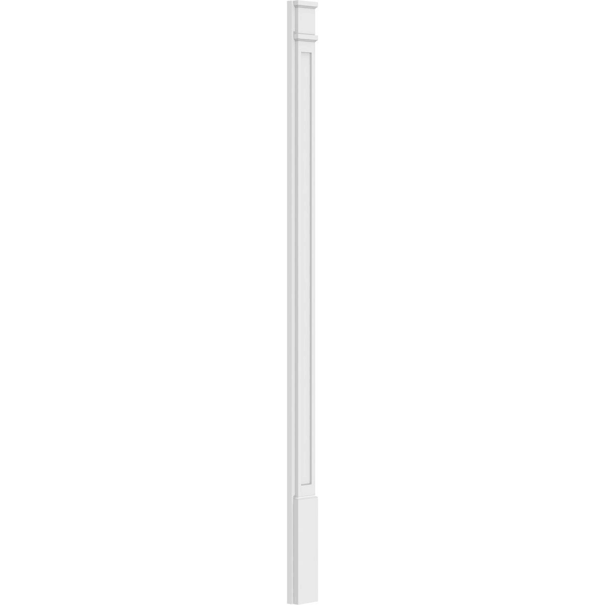 Flat Panel PVC Pilaster with Capital and Base (Pair) G1793