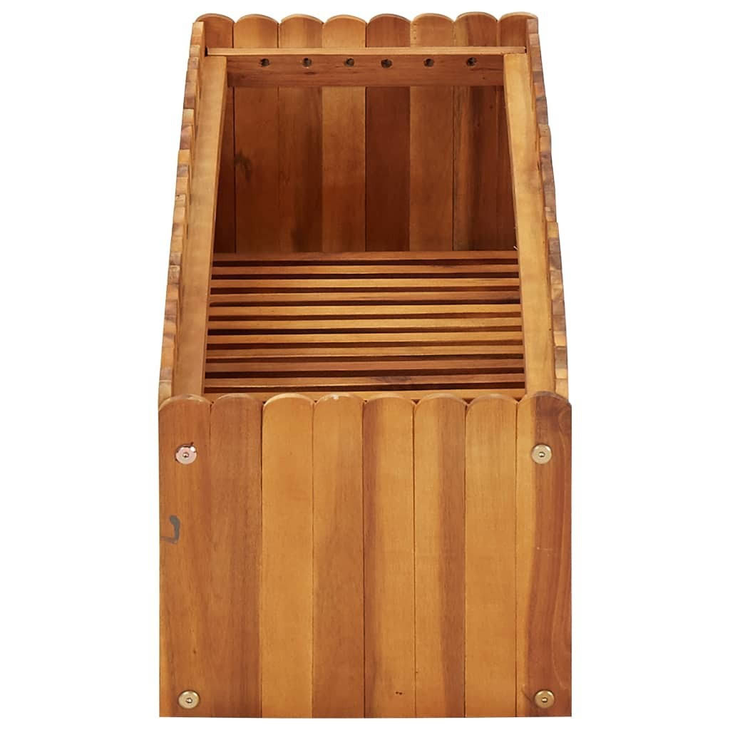 Solid Acacia Wood Garden Raised Bed N92946