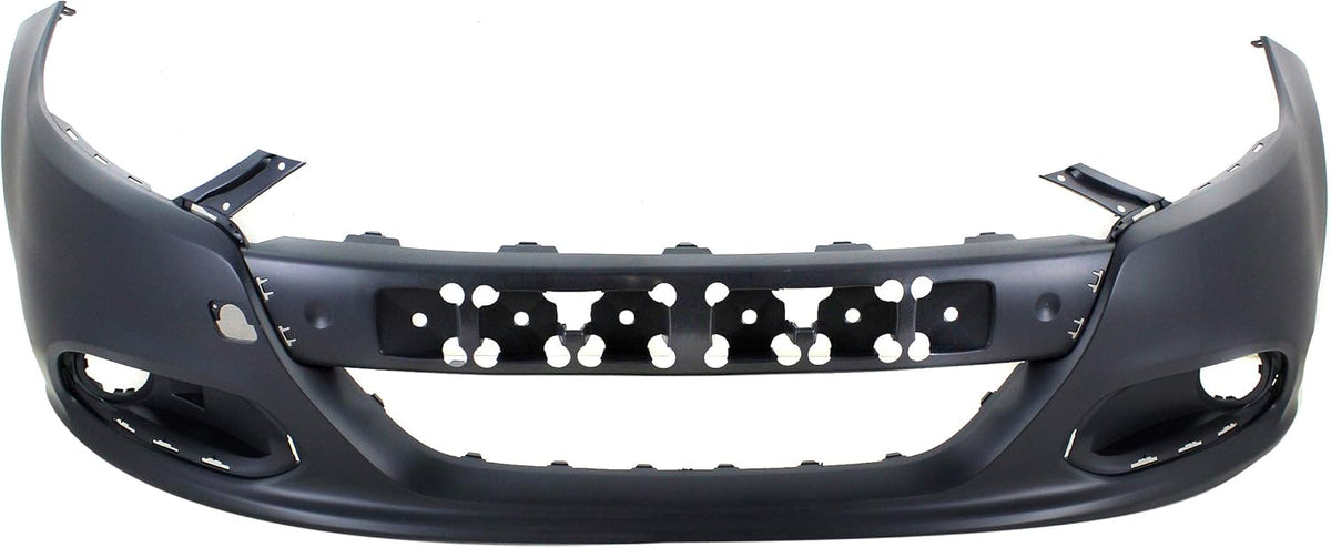 Front Bumper Cover Primed with Tow Hook Holes V4126