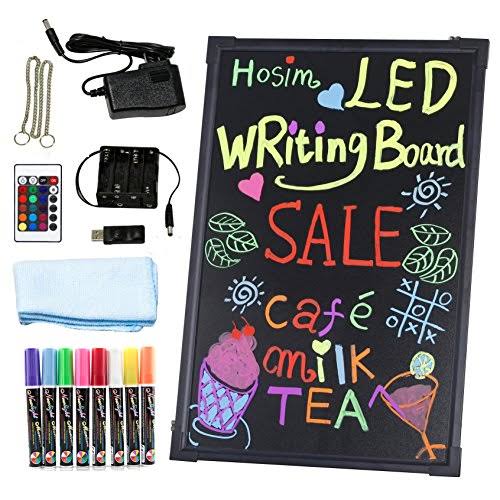 LED Message Writing Board with 8 Colors Markers R569323