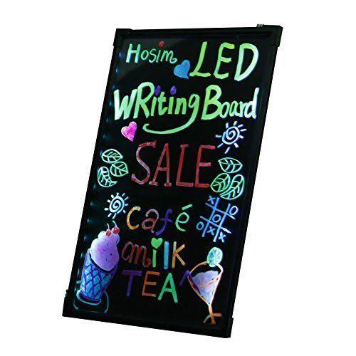 LED Message Writing Board with 8 Colors Markers R569323