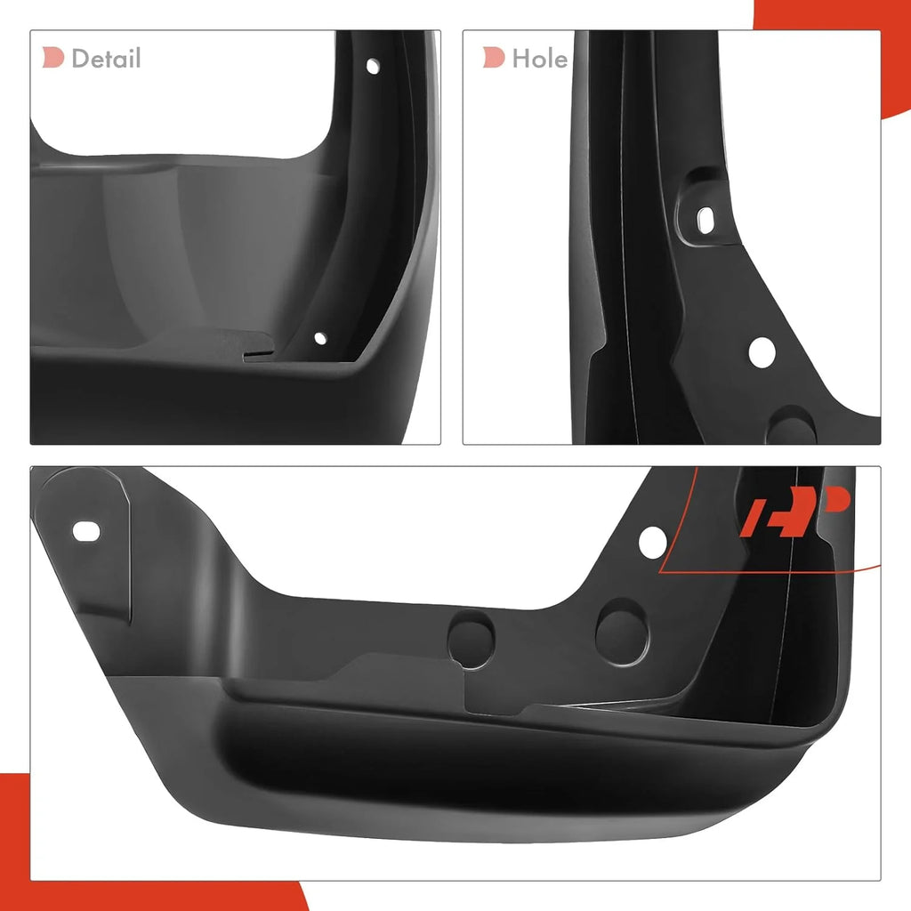 Set of 4 Mud Flaps with Hardware Kits Y38262