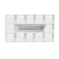 Frameless Vented Clear Glass Block Window B107544