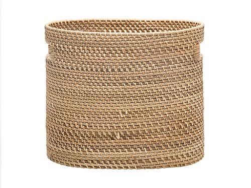 Round Sisal Storage Basket with Handles B3862
