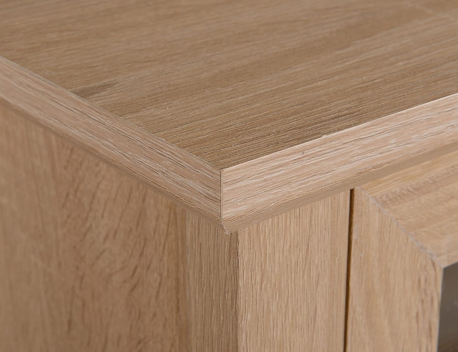 Accent Cabinet, Glass Cabinet, 2 Door and 1 Drawer Storage Cabinet Y774