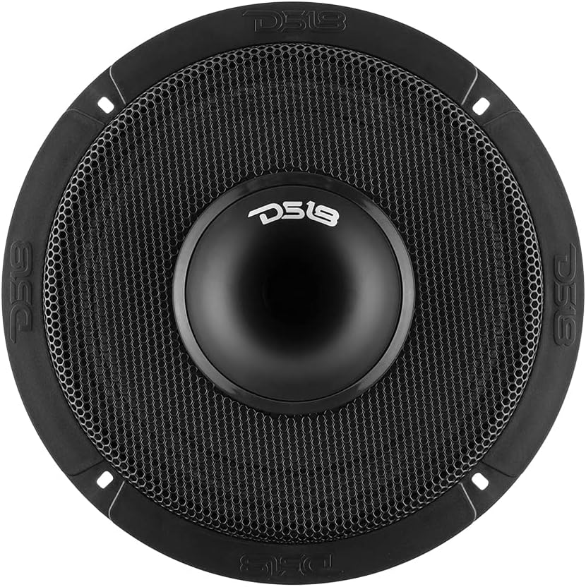 8 Inches Shallow Hybrid Mid-Range Car Audio Loudspeaker, 400W Max, 200W RMS, 4 Ohms, Pack of 2 Q76815