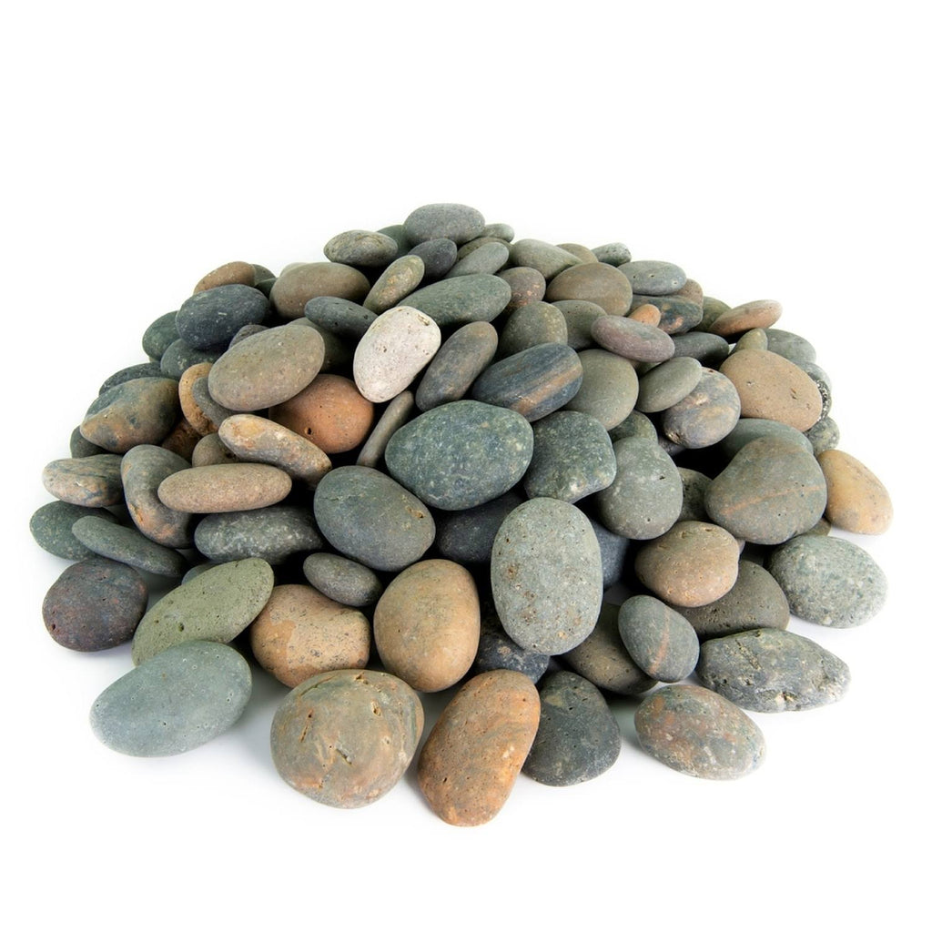 Mexican Beach Pebbles 40 lbs Smooth Round Stones R99051