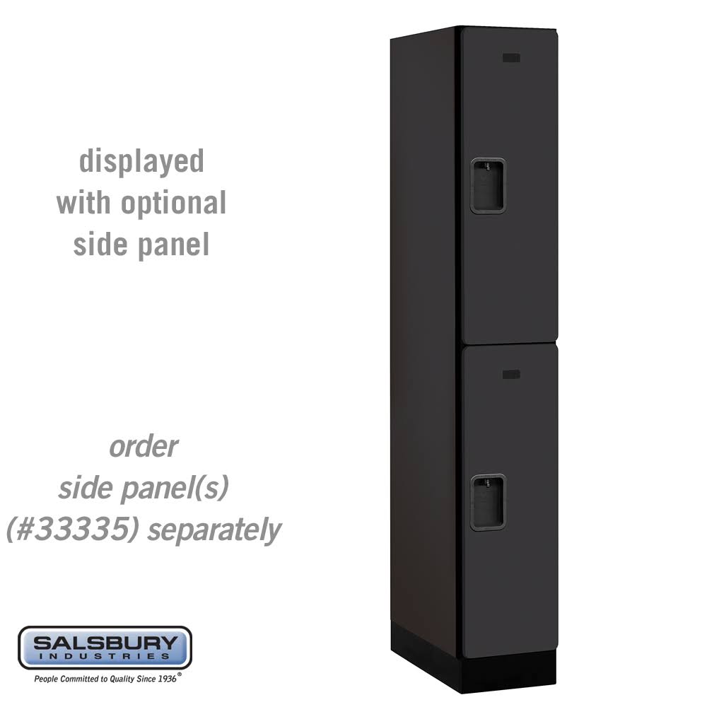 Black Wood Locker H405420