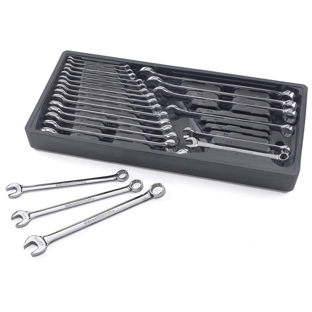 24-Piece Combination SAE and Metric Wrench Set K8813