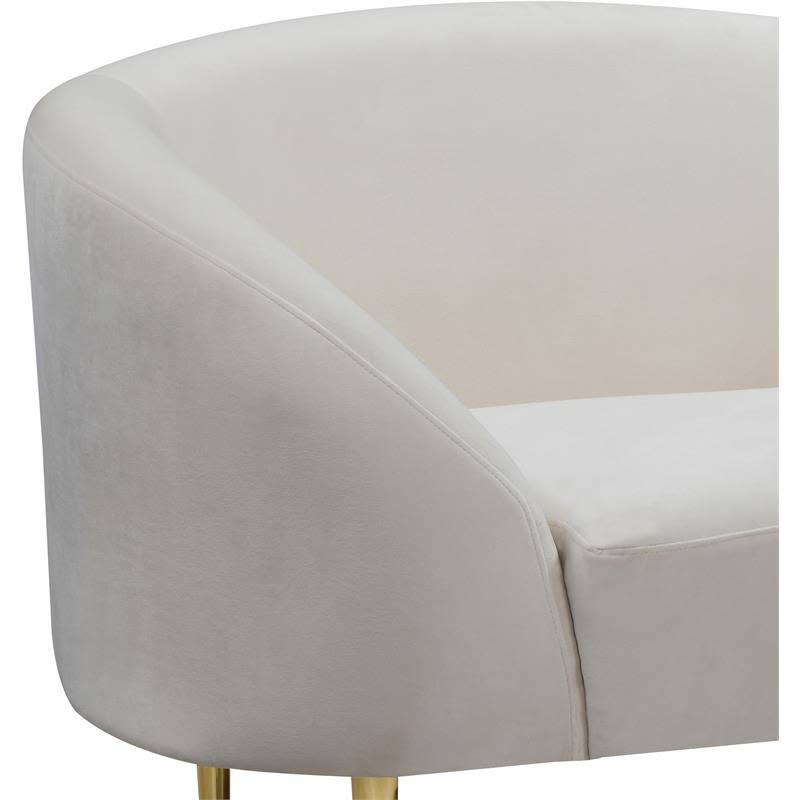 Cream Velvet Chair K357244
